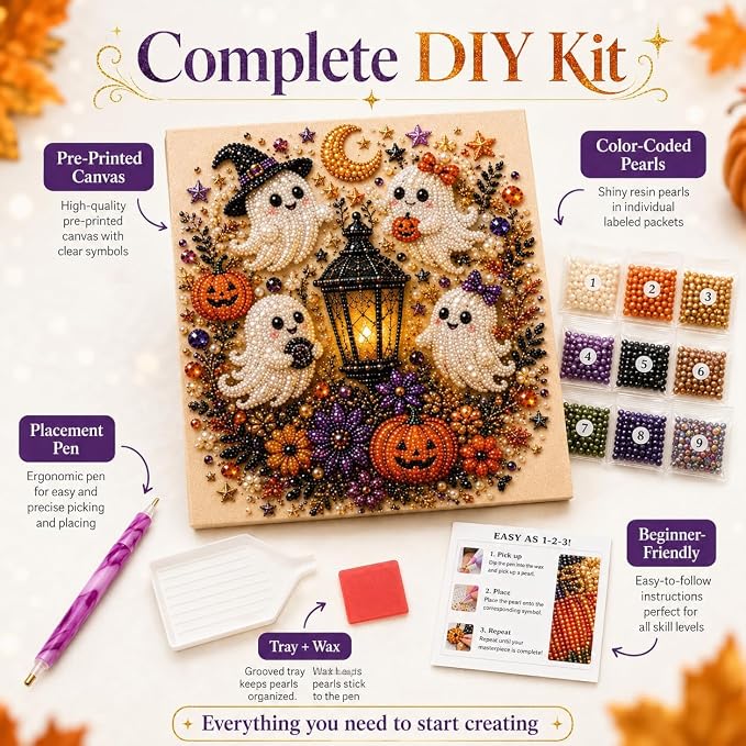 Halloween Diamond Pearl Art Kits - Image 4