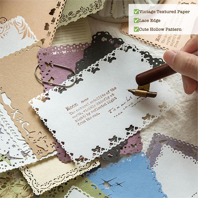 60Pcs Textured Scrapbook Paper Kit - Image 2