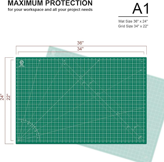 KC GLOBAL A1 Self-Healing Cutting Mat - Image 2
