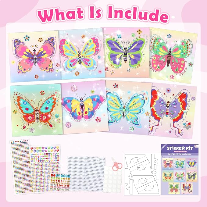 Gem Art Sticker Kit, Diamond Art Sticker Crafts - Image 2