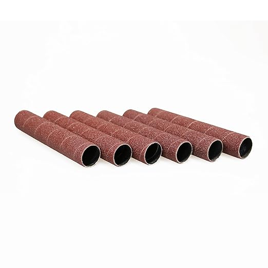 Dark Stone Sanding Sleeves for Spindle Sander 4-1/2" Length (100 Grit, 3/4")