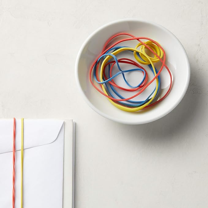 Amazon Basics Assorted Size and Color Rubber Bands, Strong Elastic Stretch - Image 5