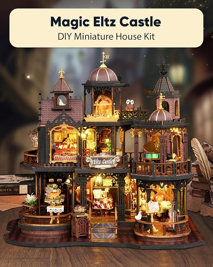 DIY Miniature House Kit, DIY Dollhouse Kit - Image 7