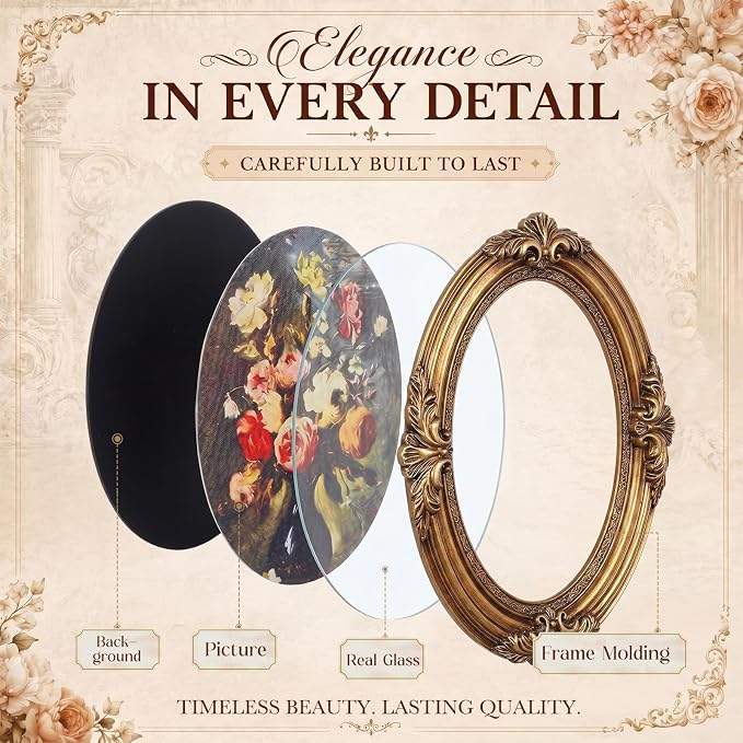Wonderjune 11 Pcs Vintage Picture Frames Set - Image 5