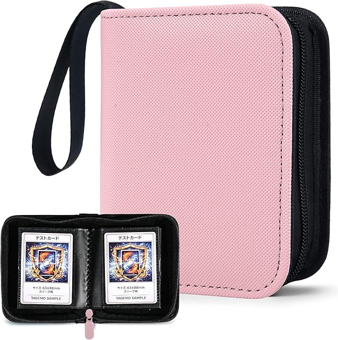 Mini Trading Card Binder Album, 1 Pocket Card Binder by Tagemo