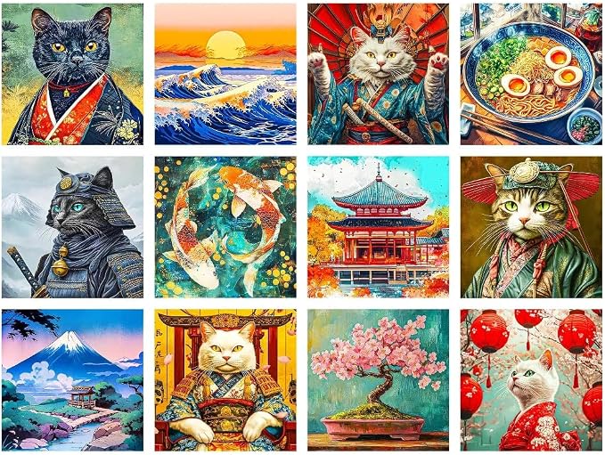 LuwoArte 12 Pack Diamond Painting Kits by LuwoArte