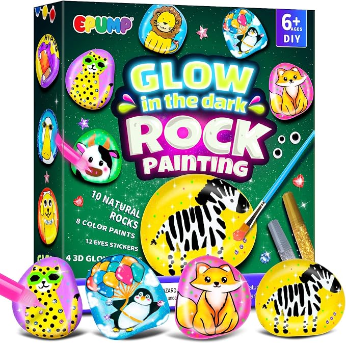EPUMP Rock Painting Kit for Kids by EPUMP