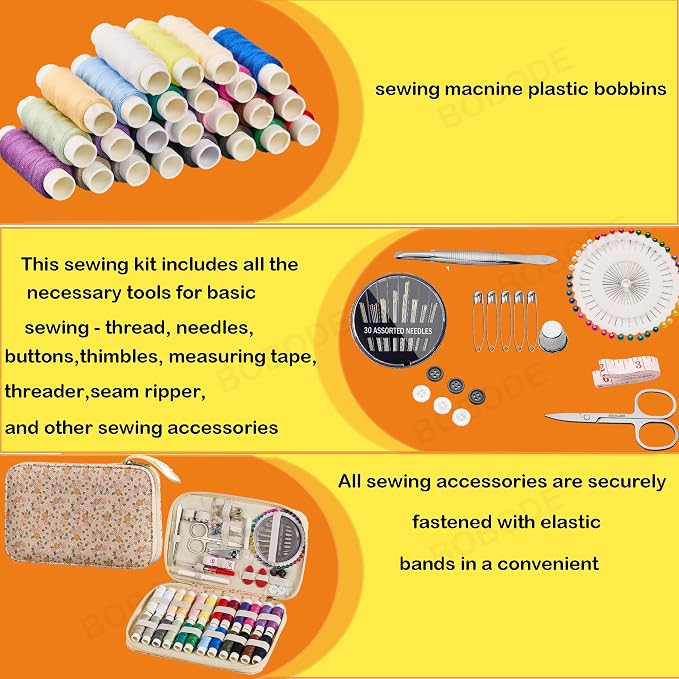 Sewing Project Kits Floral Pattern Sewing Kit - Image 6