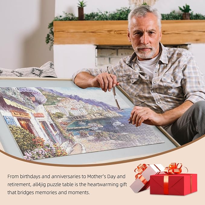 ALL4JIG 2000 Pieces 2-in-1 Tilting&Rotating Puzzle Board - Image 8