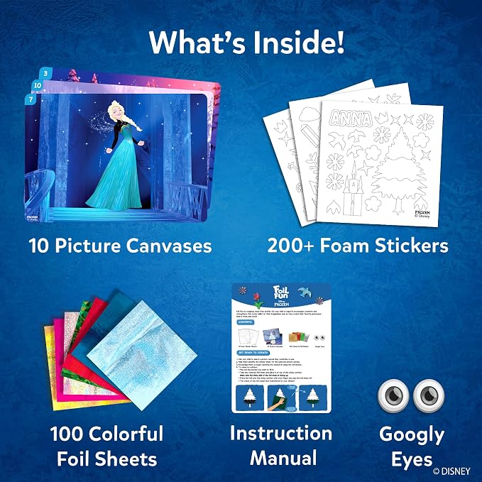 Skillmatics Foil Fun – Disney Frozen, Mess-Free Art - Image 3