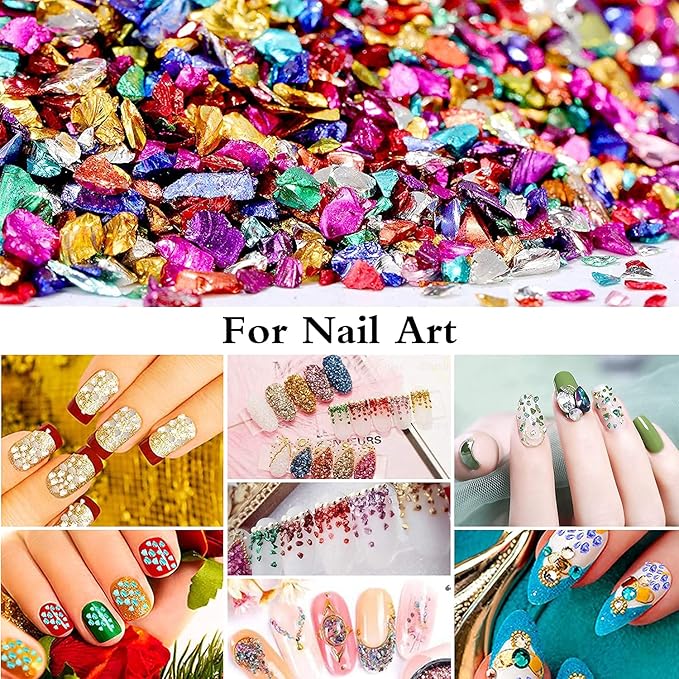 12 Box Crushed Glass Craft Glitter Fine - Image 6