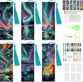 NEGEKFKX 6 Pcs Starry Sky Cross Stitch Bookmark Kit by NEGEKFKX