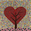 Get Creative with Our Adult Mosaic Hobby Kit, A 7-inch Square Shape Love by ALEA+Mosaic