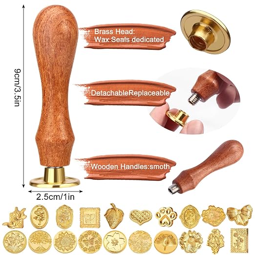 Draupnir Wax Seal Stamp Kit, Party Invitations, Gift Wrapping - Image 3