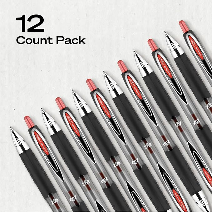 uniball™ 207 Gel Pens, 0.7mm Medium Point, Retractable, Smooth Writing - Image 9
