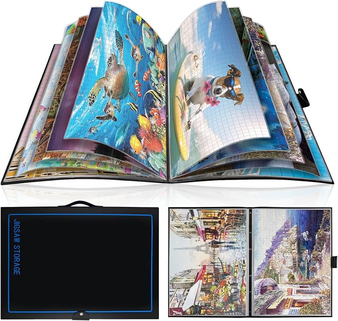ALL4JIG 20.87"×28.15" Puzzle Binder – Space-Saving Storage Folder by ALL4JIG