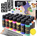 Colorful Fabric Paint Set for Clothes, by colorful
