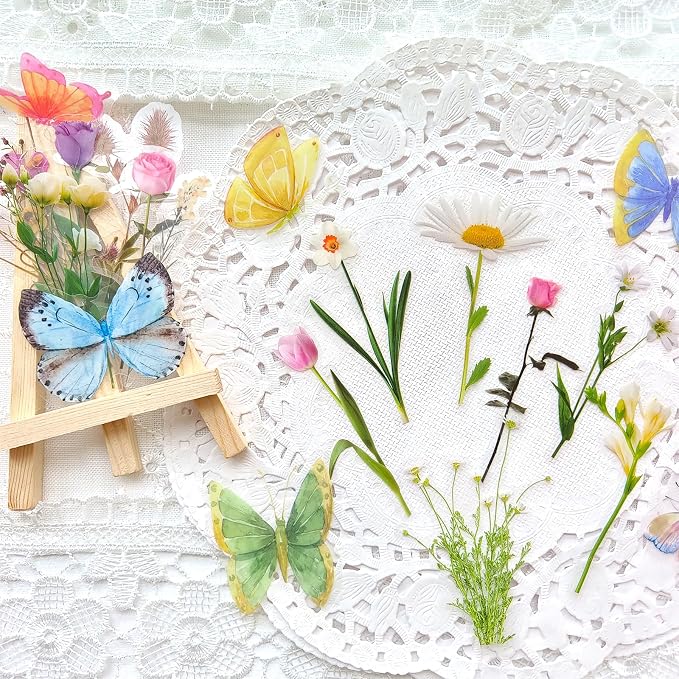 Ychsring Butterfly Floral Stickers Bulk - Image 2