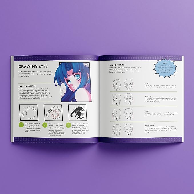 Hinkler Art Maker Masterclass Collection: How to Draw Manga Kit - Image 4