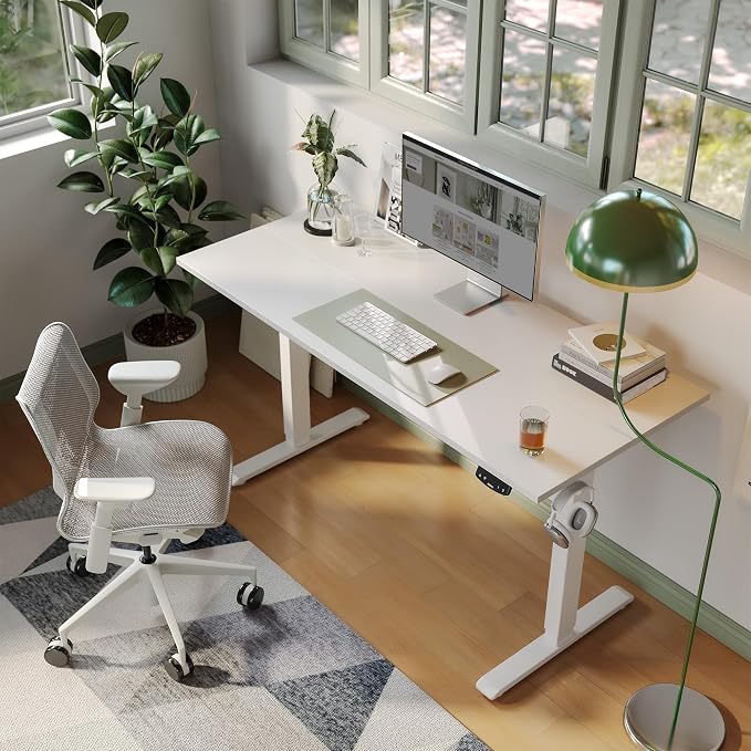 Agilestic Electric Standing Desk, 60 x 24 Inches Height Adjustable Desk - Image 4