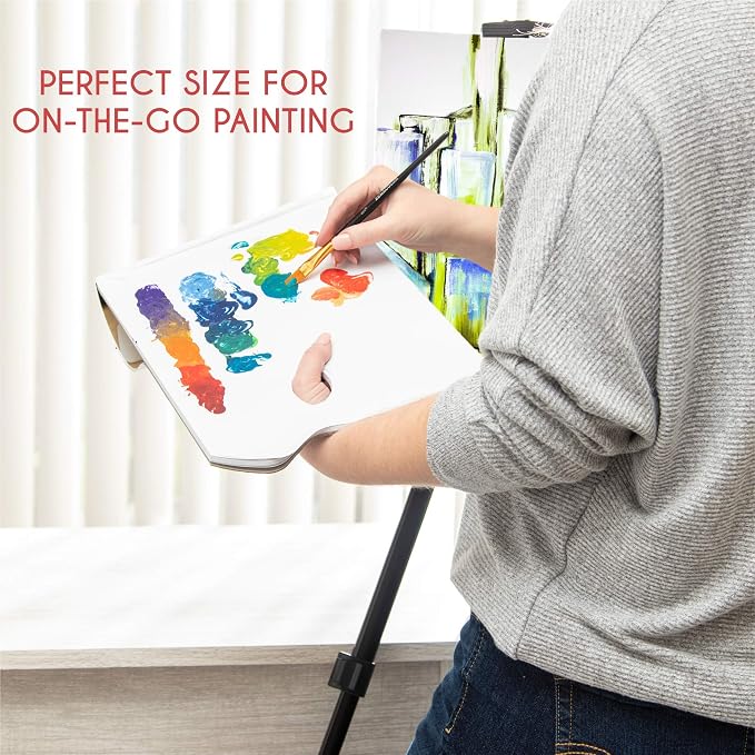 Zenacolor - Paper Palette Pad - 50 Removable and Disposable Sheets - Image 6