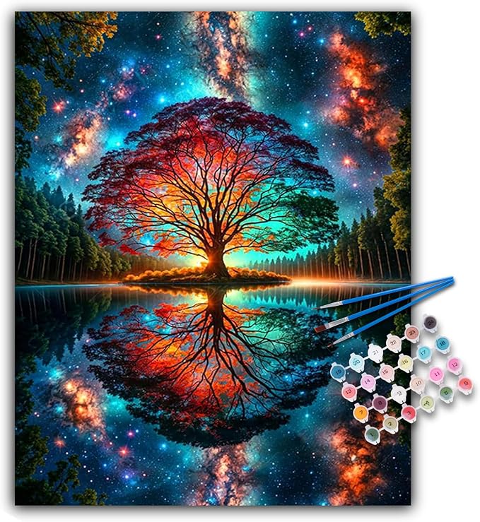 Paint by Numbers Kit for Adults by Offito
