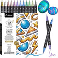 Artecho Acrylic Paint Markers 12 Metallic Colors, by Artecho
