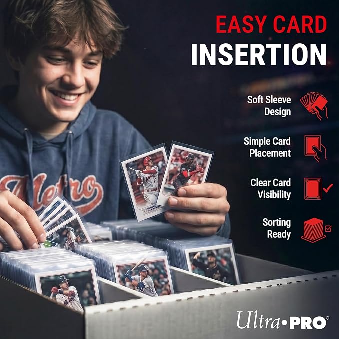 Ultra Pro Soft Card Sleeves 2-5/8" X 3-5/8", Ultra Clear - Image 4