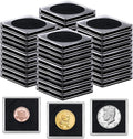 40 Pcs Adjustable Acrylic Coin Holder, Coin Collection Cases by Fansunta