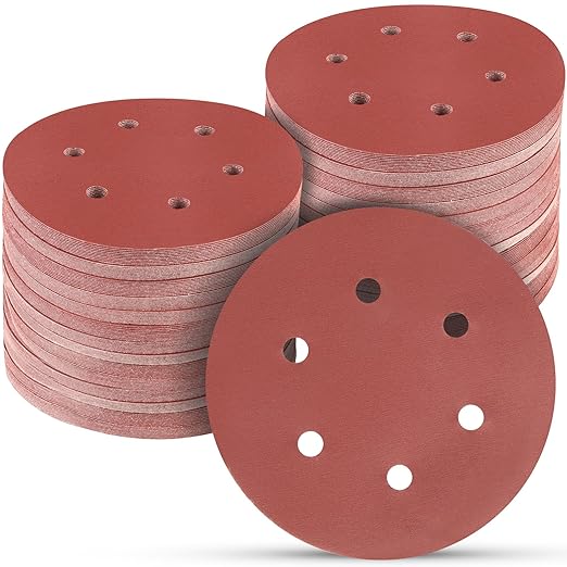 100 PCS 6 Inch Sanding Discs 2000 Grit Hook and Loop Sandpaper, Round Orbital Sand Paper Discs for Sander