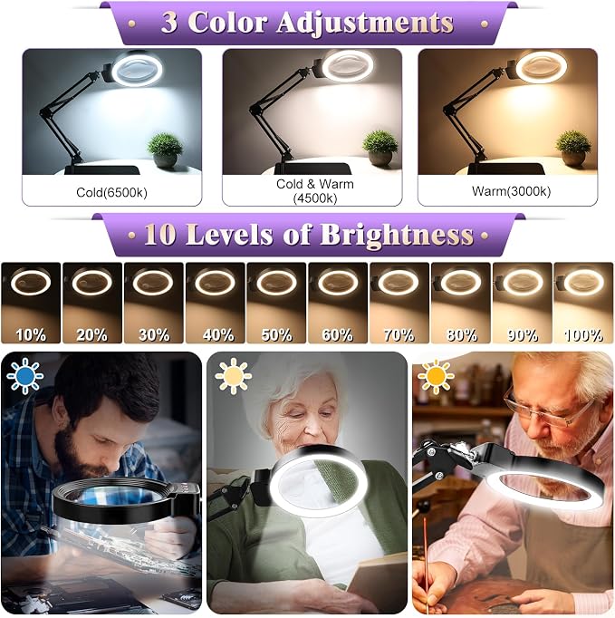 10X 30X Large Magnifying Glass - Image 5