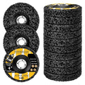 10 Pack 4 inch Strip Discs for Angle Grinder, Wire Stripping Wheel Paint Remover for Metal Surfaces, Abrasive Wheels Grinding Discs for Rust Welds Oxidation (4" x 5/8")