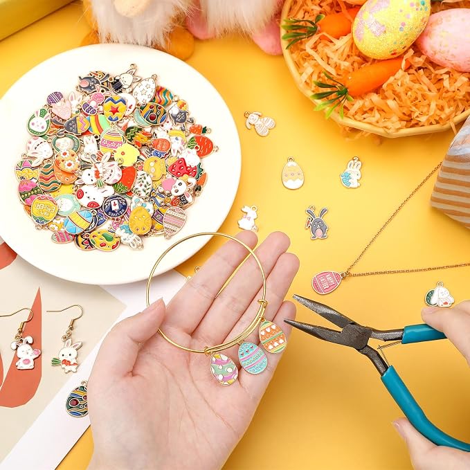 MARFOREVER 120 PCS Easter Charms - Image 5