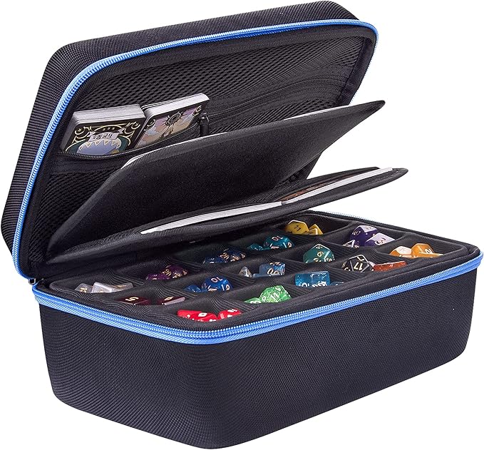 SIQUK Dice Storage Case Big Capacity Dice Box by SIQUK