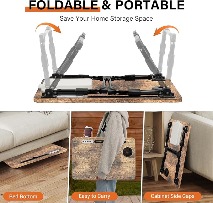 Lap Desk for Bed, Adjustable Laptop Desk - Image 7