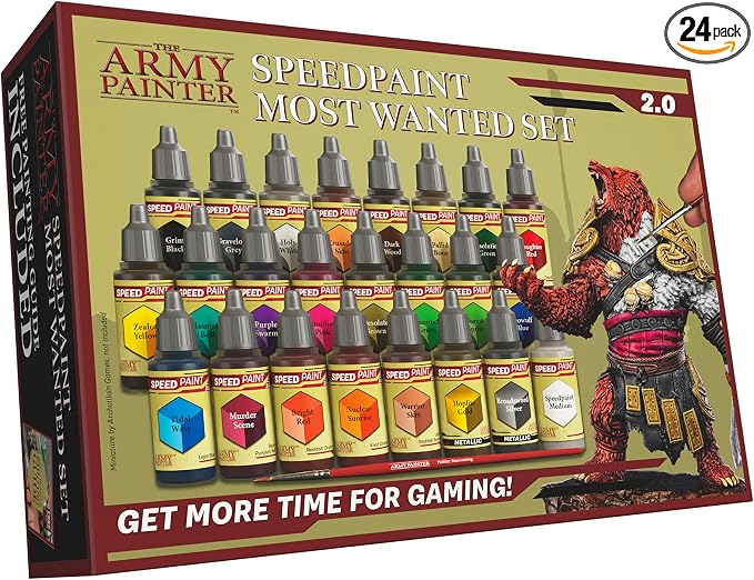 The Army Painter Speedpaint 2.0 Most Wanted Paint Set, 24 x 18 mL Acrylic by TheArmyPainter