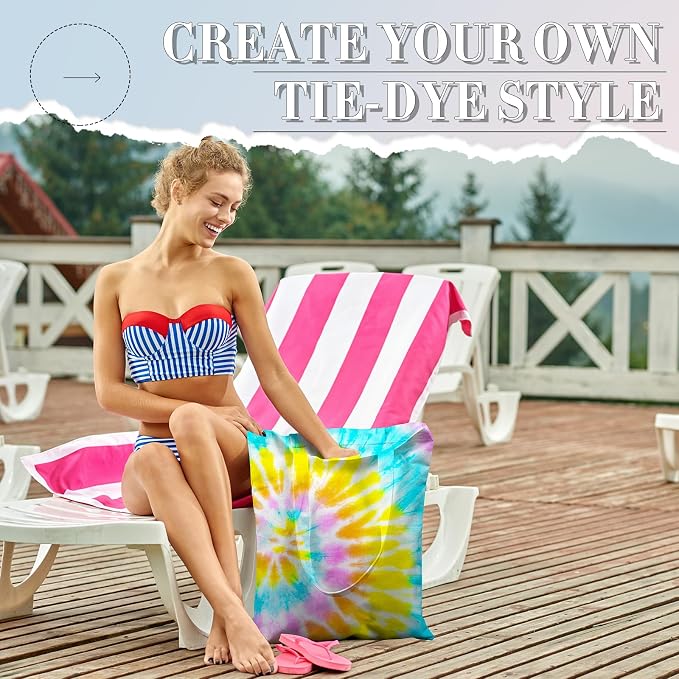 Silkfly 4 Pcs Cotton Items for Tie Dye - Image 5