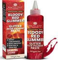 Bloody Red Glimmer Epoxy Pigment Paste XL – Ultra-Concentrated Deep Red Resin by BALTICDAYpuresoul