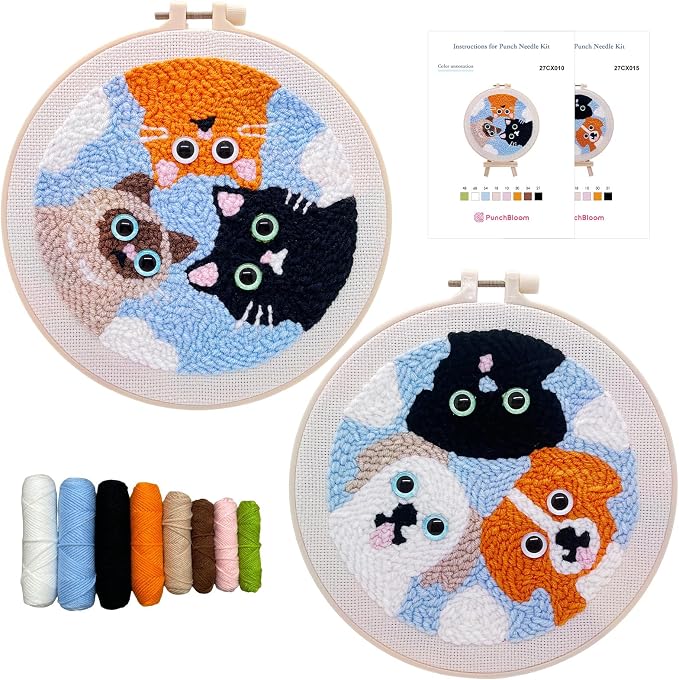 Punch Needle Kit for Adult Beginner by PunchBloom