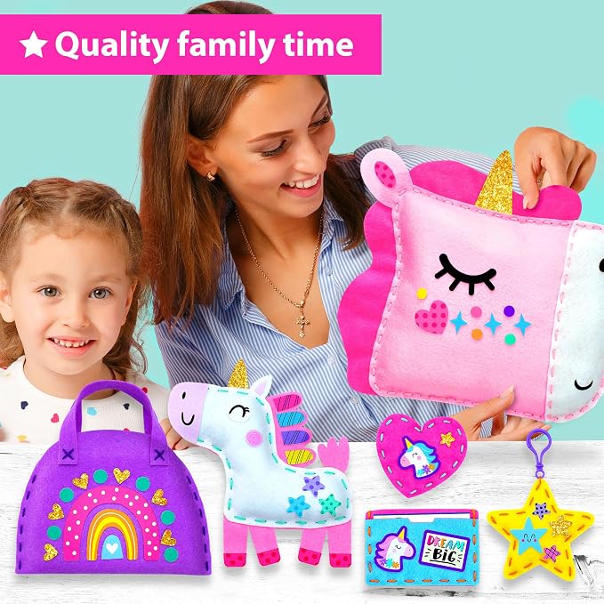 KRAFUN Unicorn Beginner Sewing Kit - Image 6