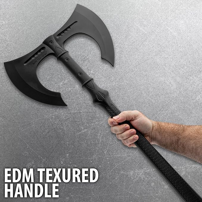 Honshu Training Axe | Lightweight Polypropylene Construction | Realistic Size and Balance | Textured Handle | Safe for Skill Development | Ideal for Practice Drills | Overall 27 1/5"