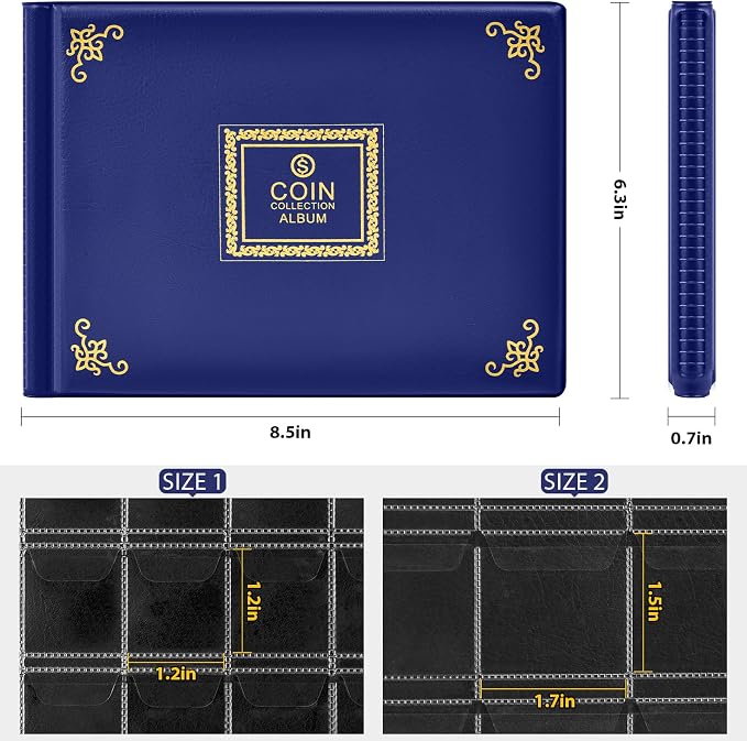 Coin Collection Supplies Holder Book - Image 5