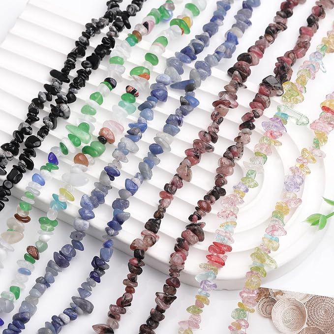 200 Pcs Crystal Chip Beads for Jewelry Making 5-8mm Rhodonite | Natural Chip - Image 6