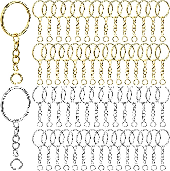 Teenitor 120 Pcs Key Chain Rings, Split Key Ring by PERFECTYOURBEAUTY