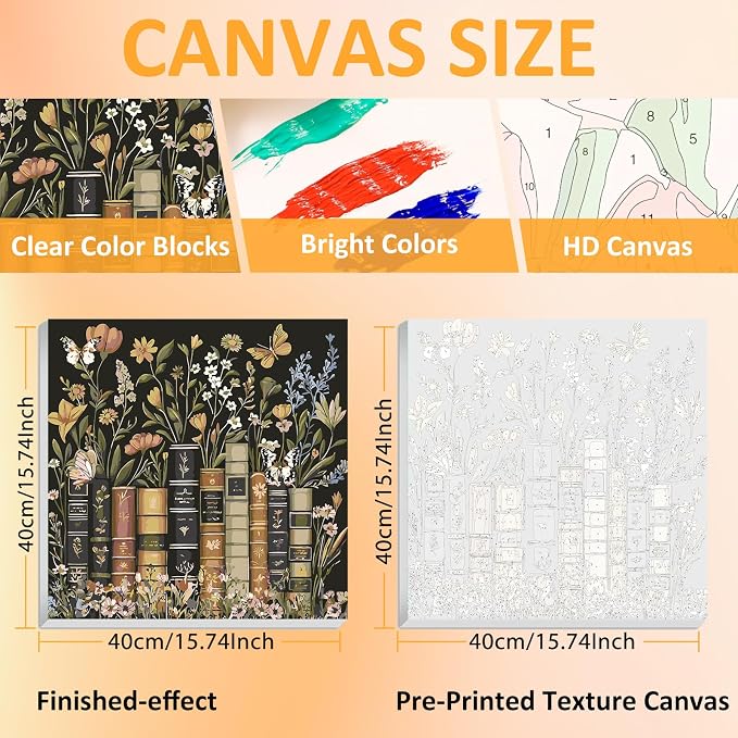 Framed Paint by Numbers Kit for Adults - Image 2