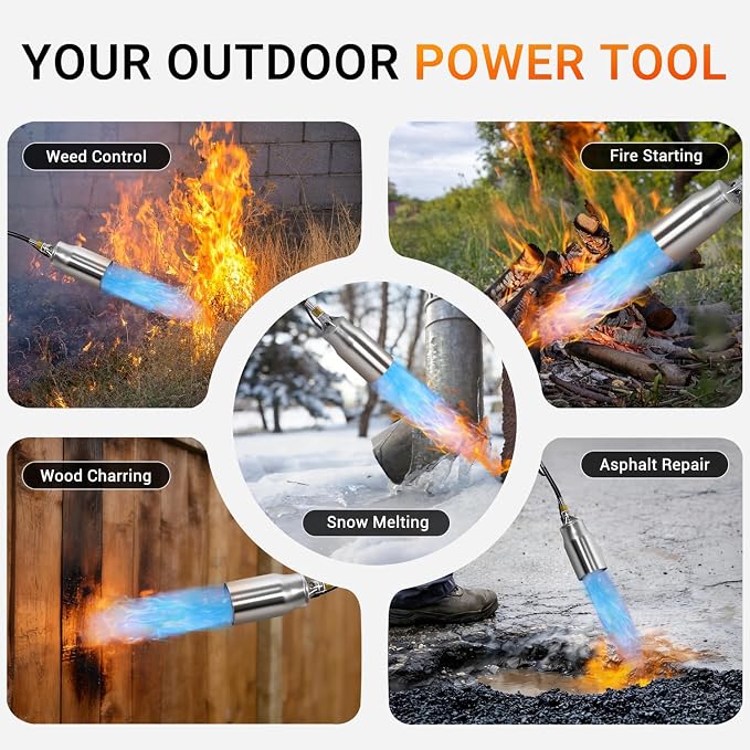 Sondiko Propane Torch Weed Burner, High Output Weed Torch - Image 8