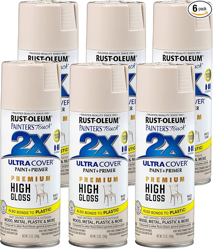 Rust-Oleum Painter's Touch 2X Ultra Cover Spray Paint, Fast Dry, Sprays from by Rust-Oleum