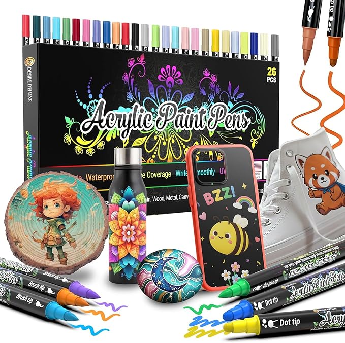 Desire Deluxe Acrylic Paint Pens - Image 2