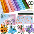Pipe Cleaner Flower Kit, Flower Making Kit by Funtopia