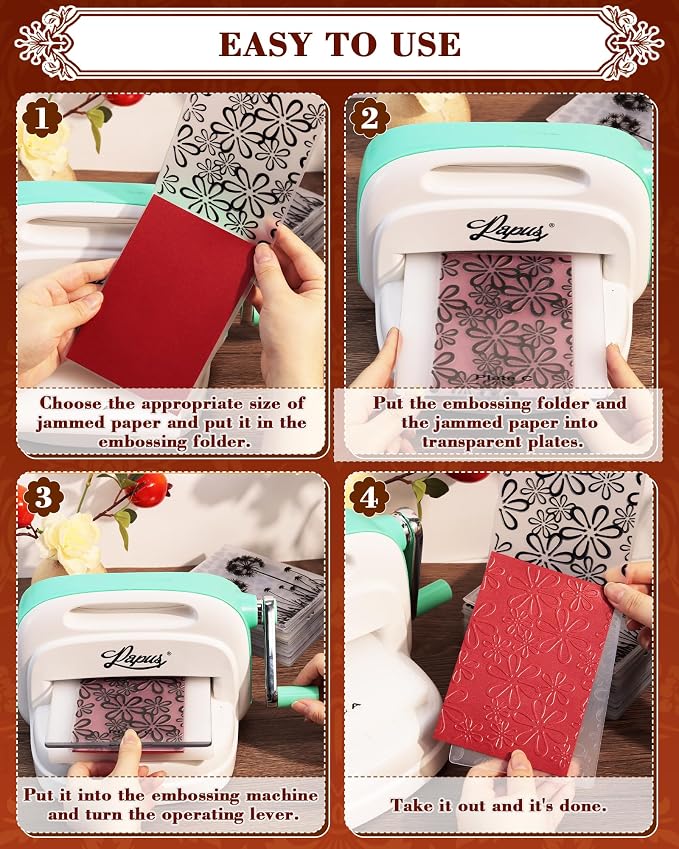 FIVEIZERO 3D Wood Grain Embossing Folder - Image 4